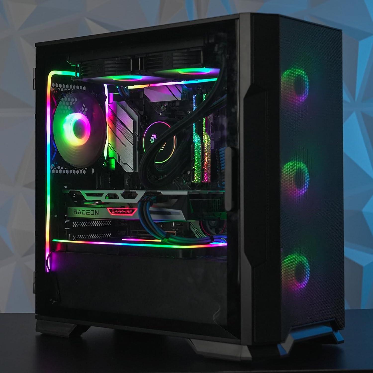 Tira LED ARGB Vetroo 55 cm para PC con 8 Soportes