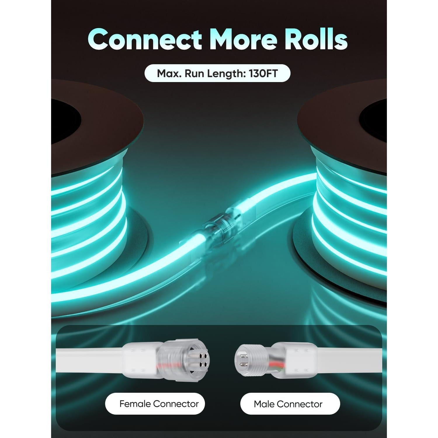 Tira LED Neón RGB 5m HelioRibbon Control Remoto IP65