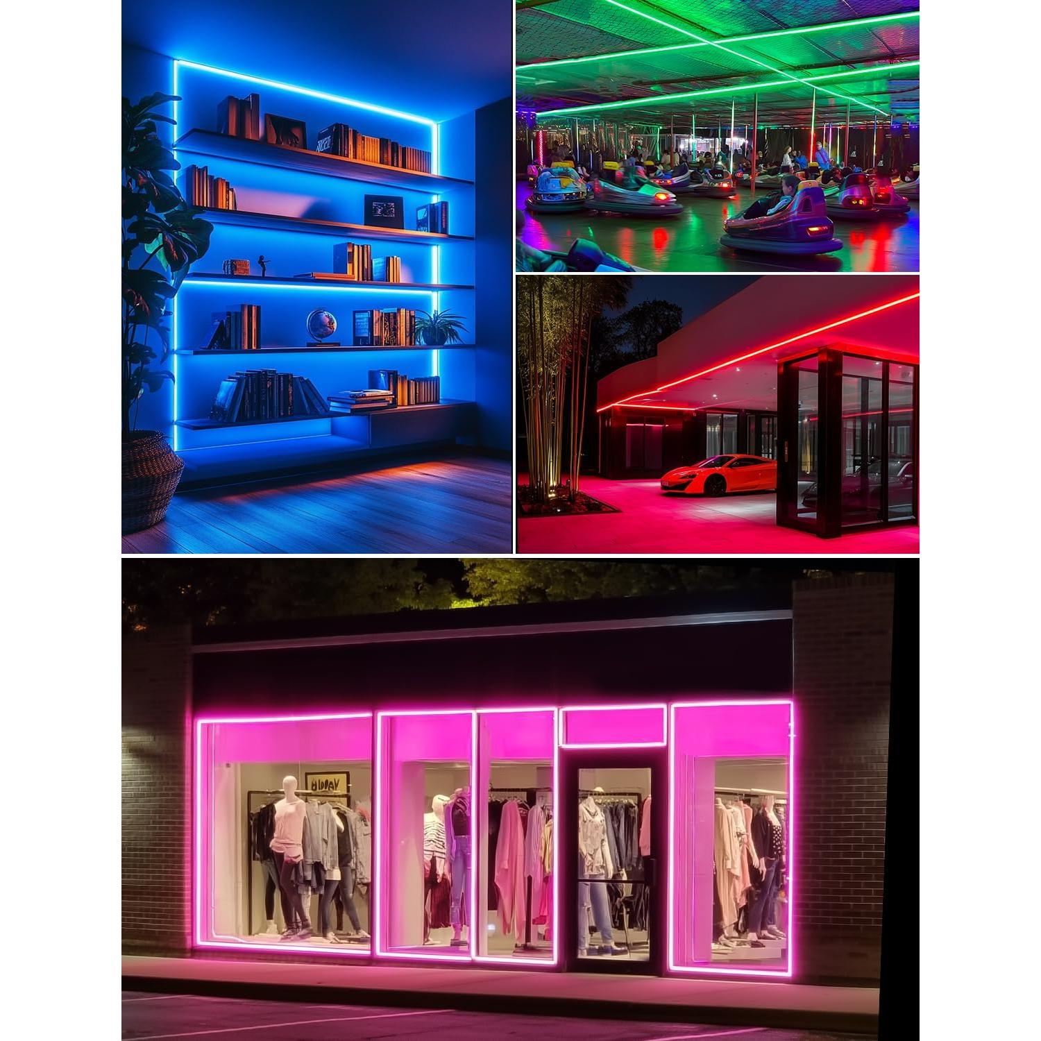 Tira LED Neón RGB 5m HelioRibbon Control Remoto IP65