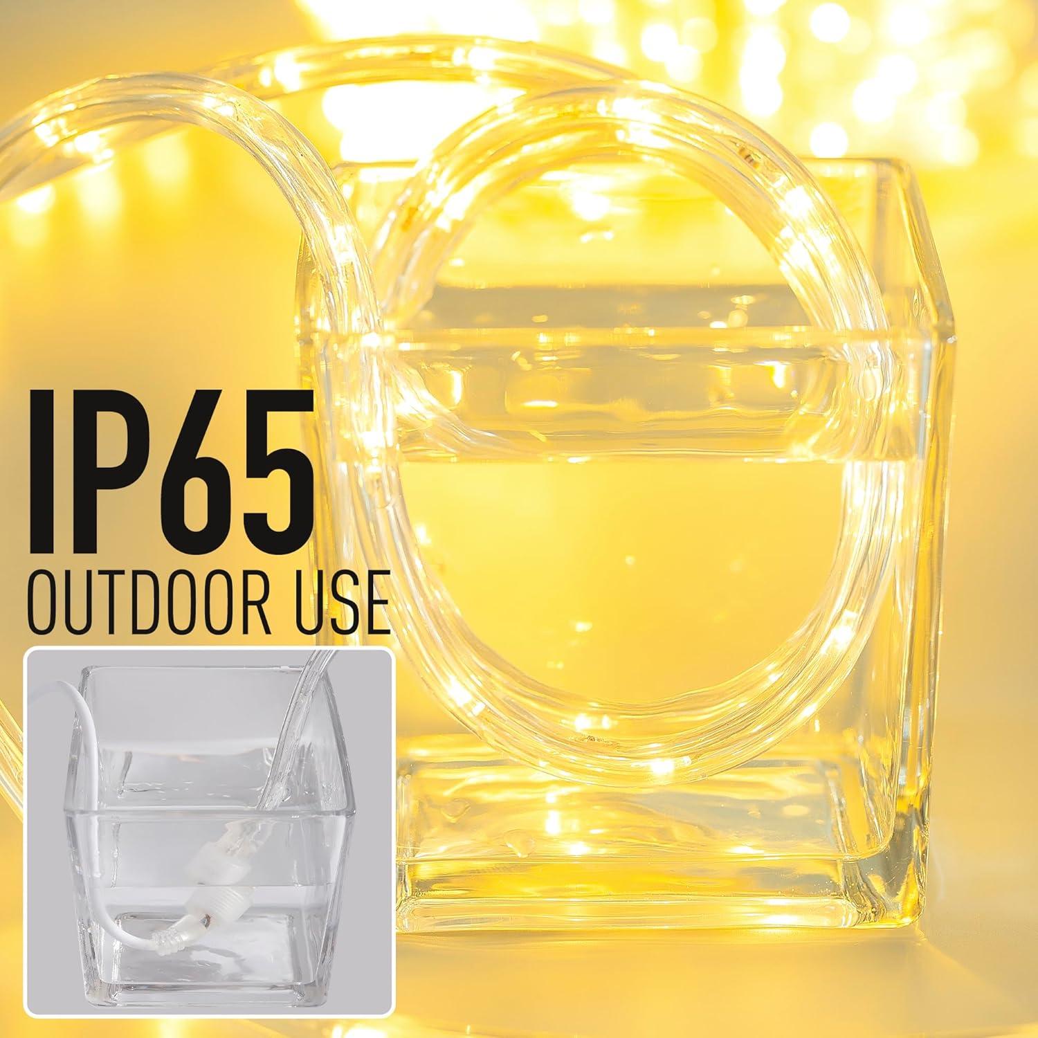 Luces de Cuerda LED Impermeables CHORLED 6.1m Blanco Cálido