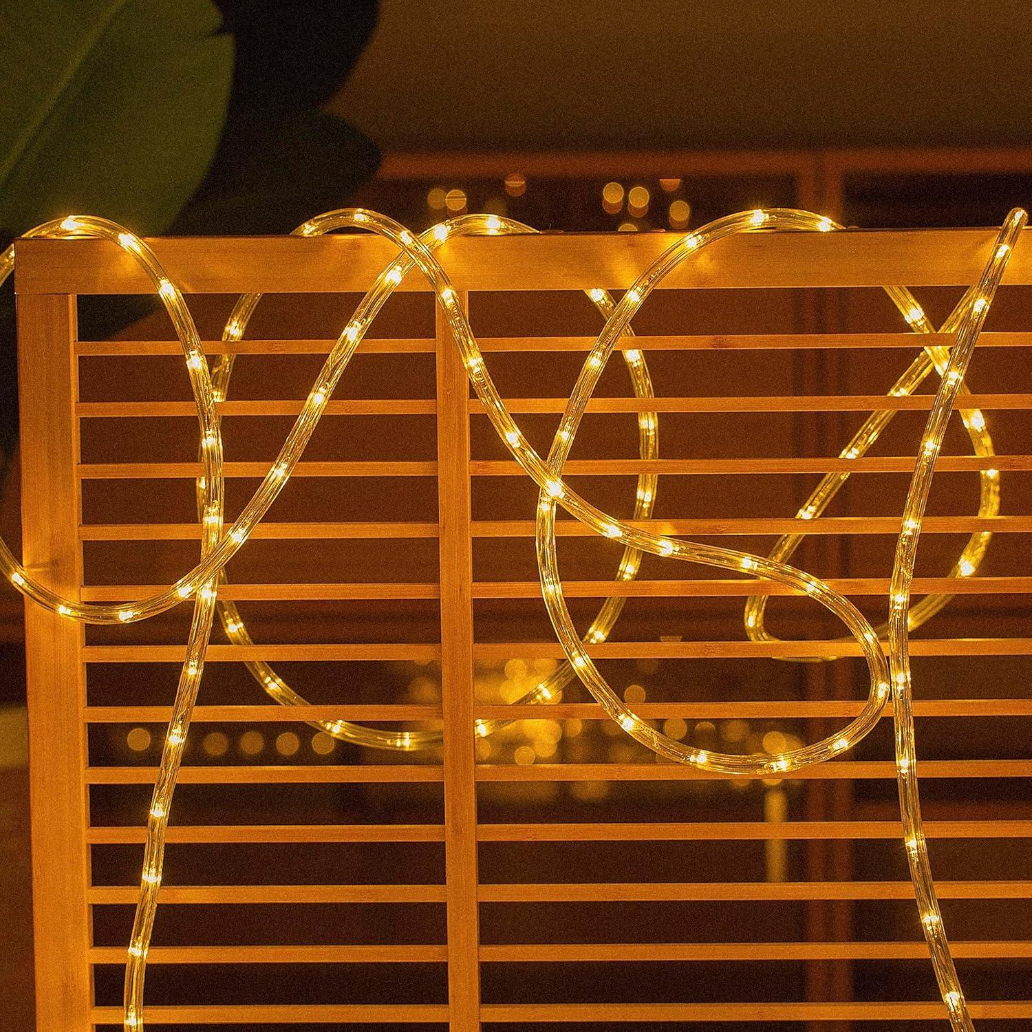 Luces de Cuerda LED Impermeables CHORLED 6.1m Blanco Cálido