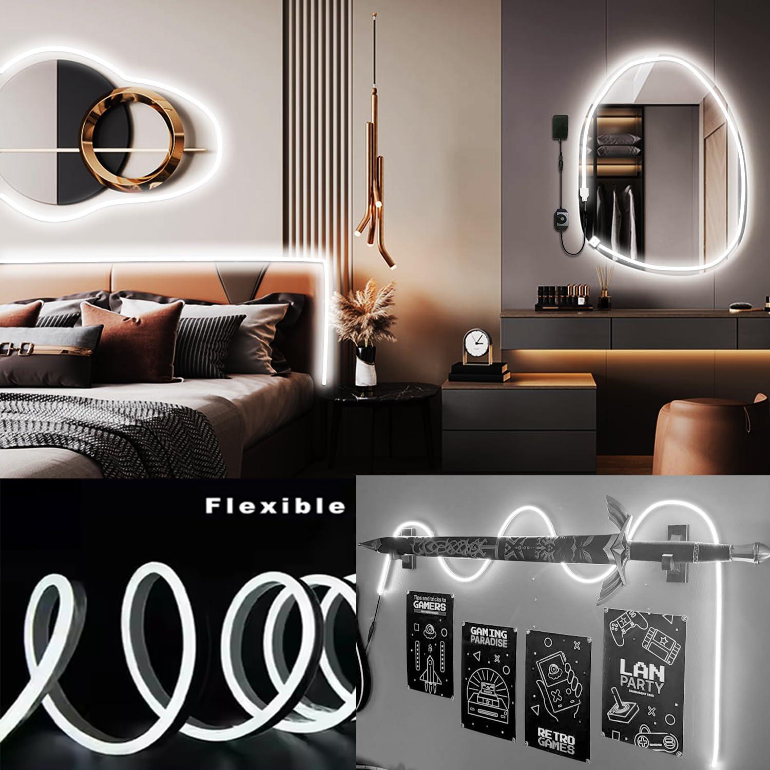 Luces LED de Cuerda 10FT RYGD para Espejo y Tocador