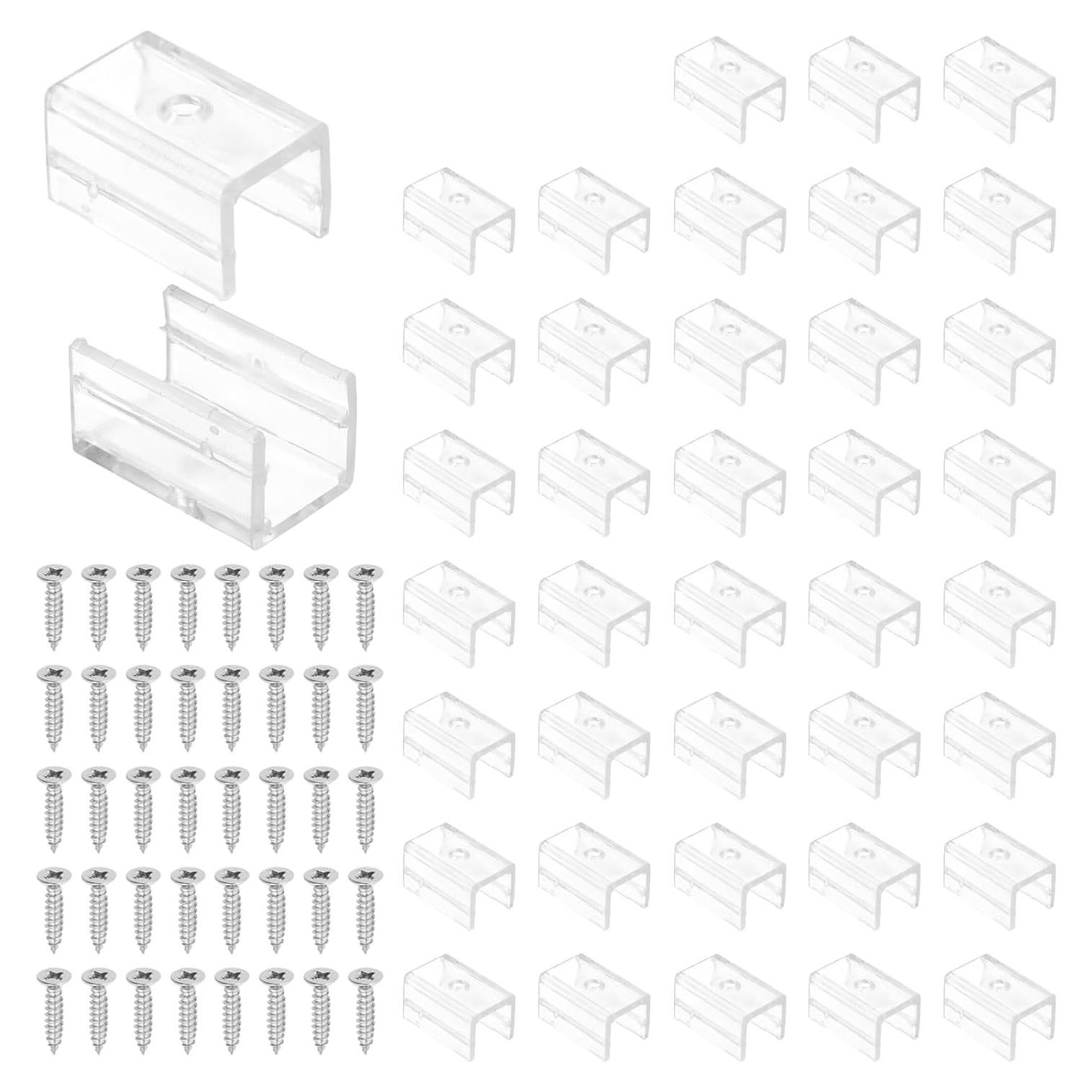 Clips de Montaje para Tiras LED PATIKIL 36pcs 12-12.5mm