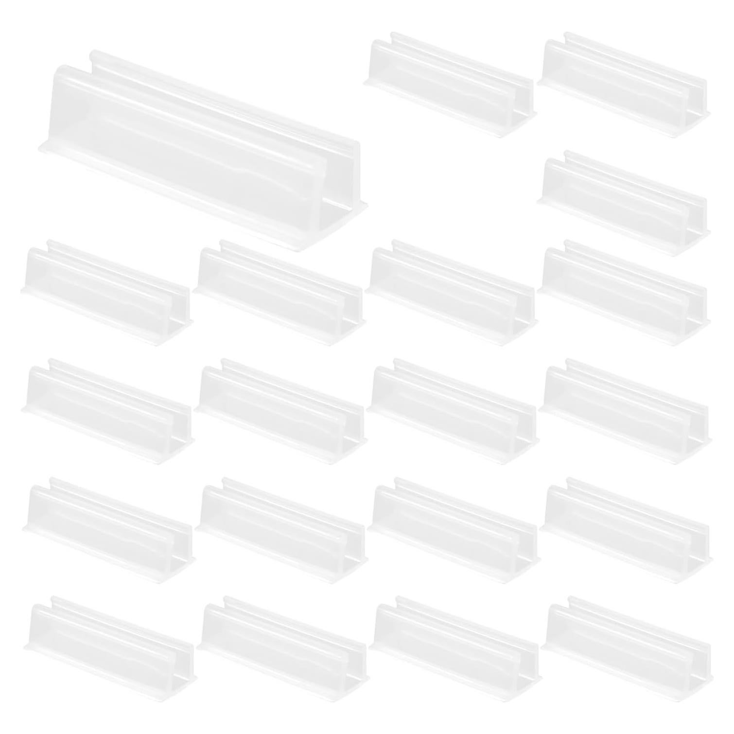 20 Clips de Montaje para Luces de Neón Govee - Acrílico Transparente