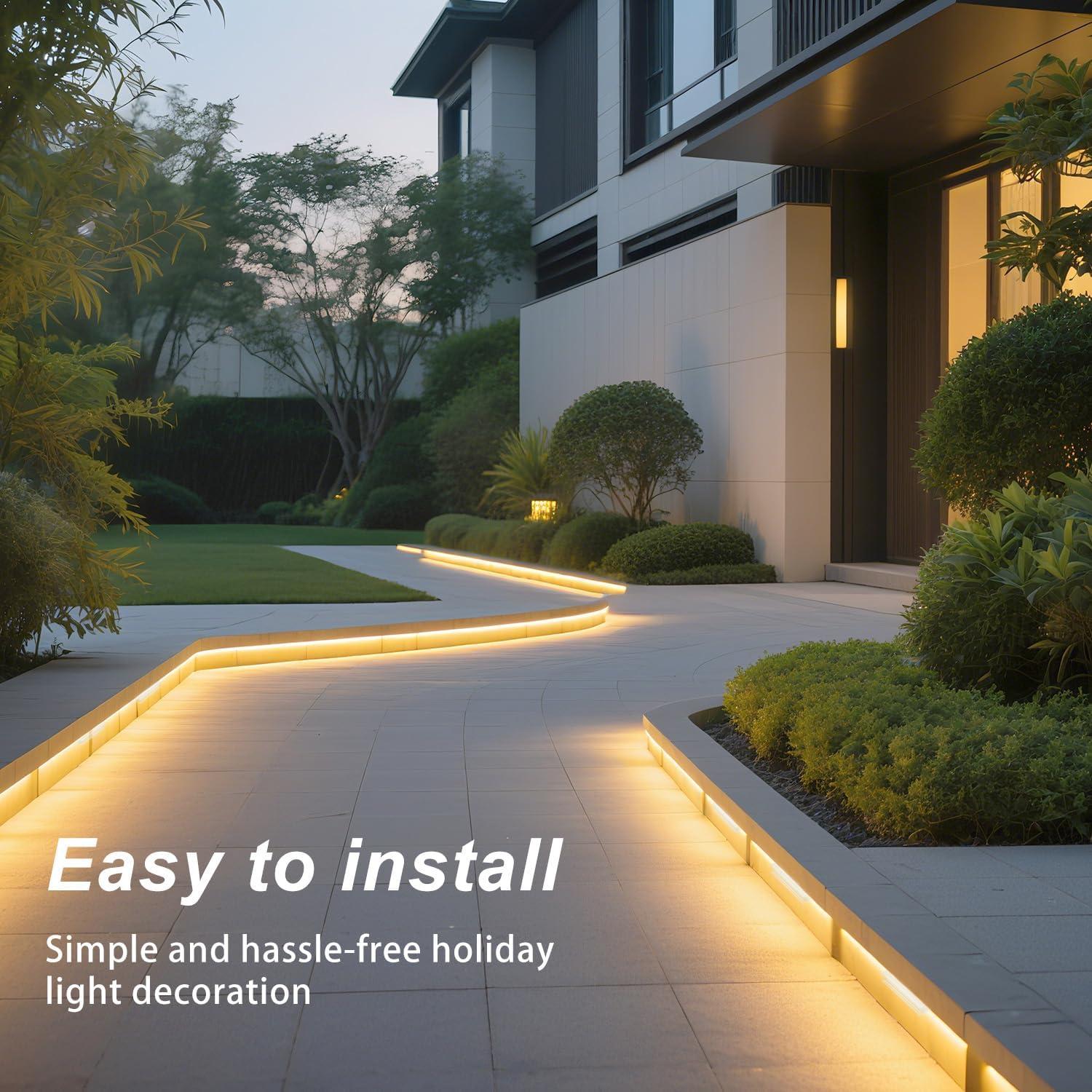 20 Clips de Montaje para Luces de Neón Govee - Acrílico Transparente