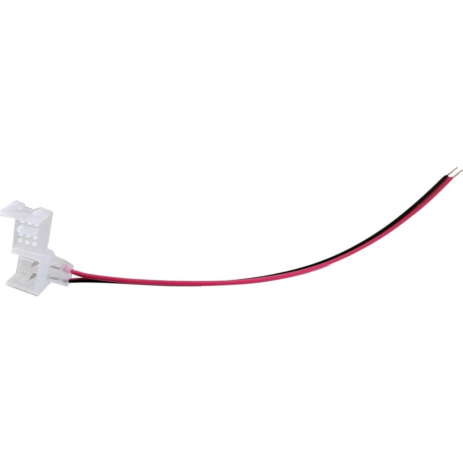 Kit de Conectores Flexibles LED 12V 10 Piezas Clips Impermeables