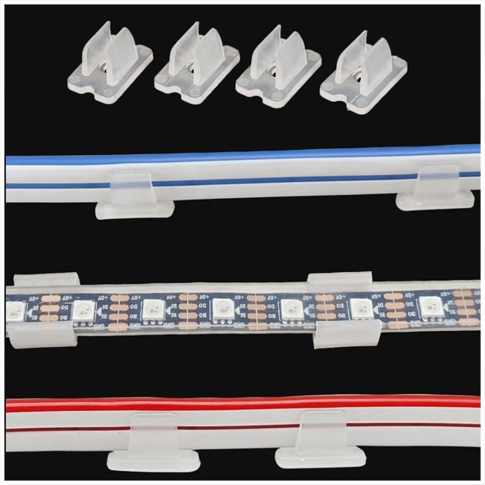 Clips de Montaje para Tiras LED Sunnates 30PCS 5-6mm