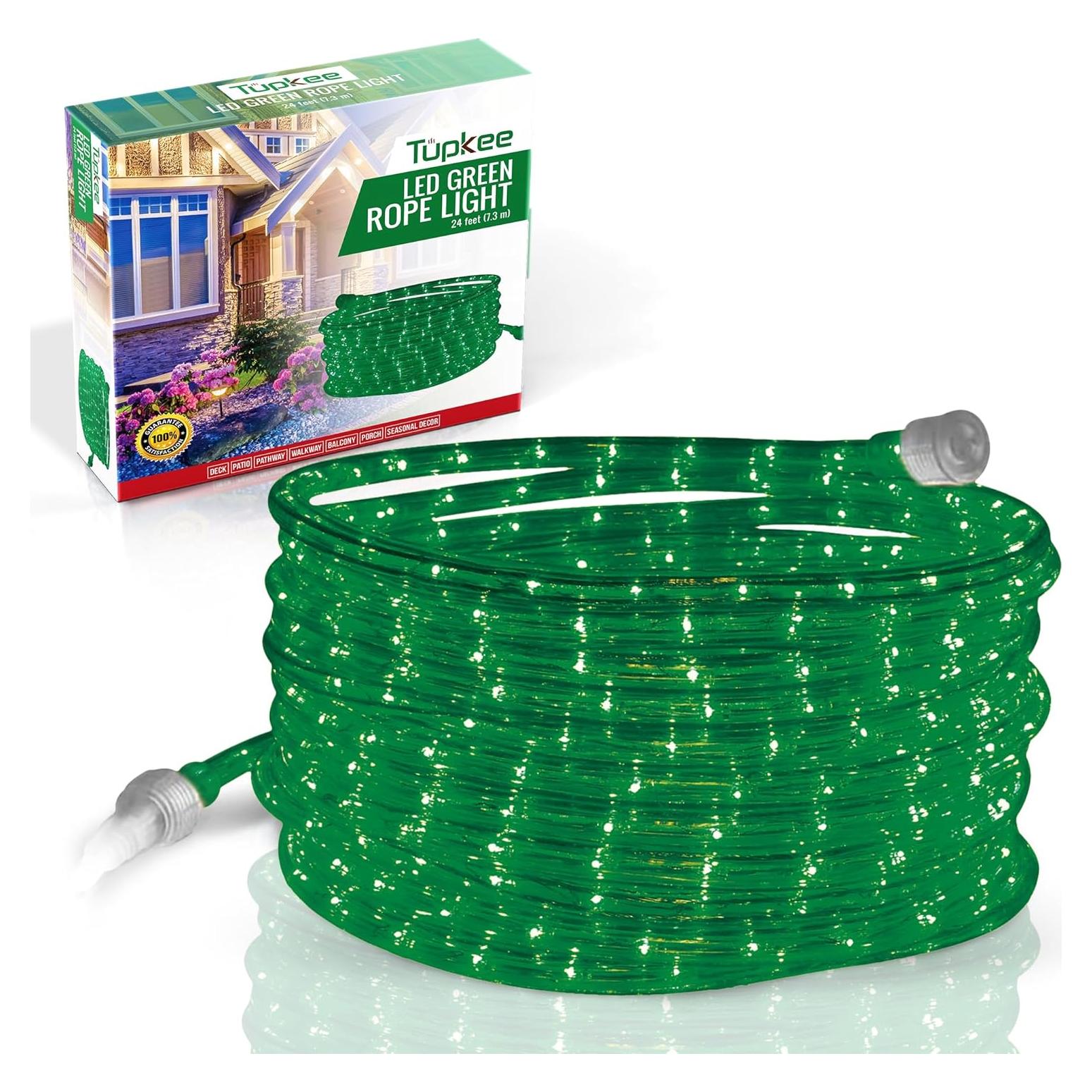 Luces de Cuerda LED Tupkee Verde 7.3m 144 Bombillas IP65