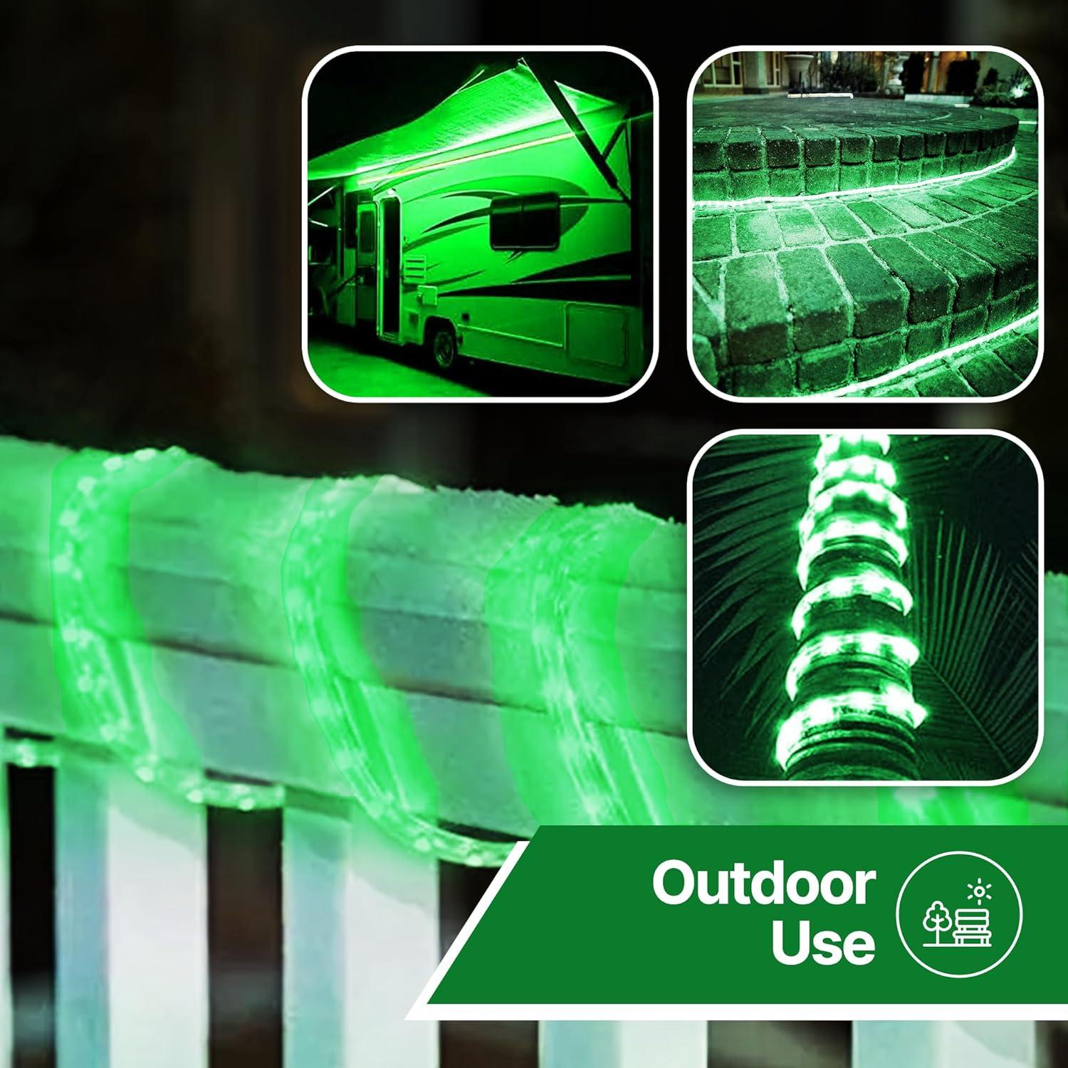 Luces de Cuerda LED Tupkee Verde 7.3m 144 Bombillas IP65