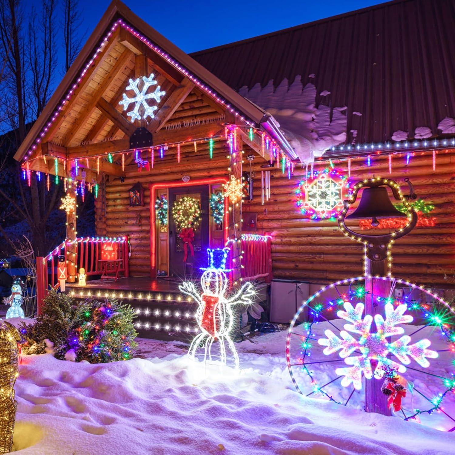 Luces de Cuerda LED 30m Nazuwke, 300 LEDs Multicolor IP68