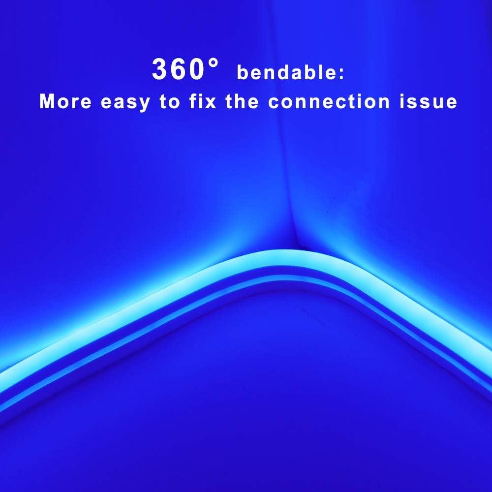 Tira de Luz Neón LED XUNATA 5m Azul 600 LEDs DC 12V