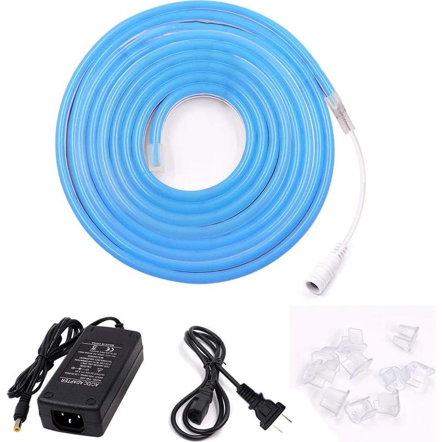 Tira de Luz Neón LED XUNATA 5m Azul 600 LEDs DC 12V