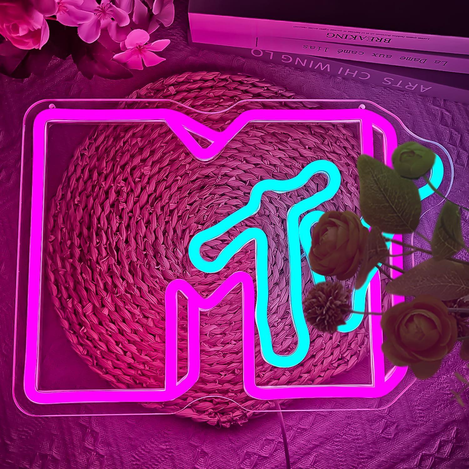 Luz de Neón Musical LED Vveikea Signo TV Regulable 0.5kg