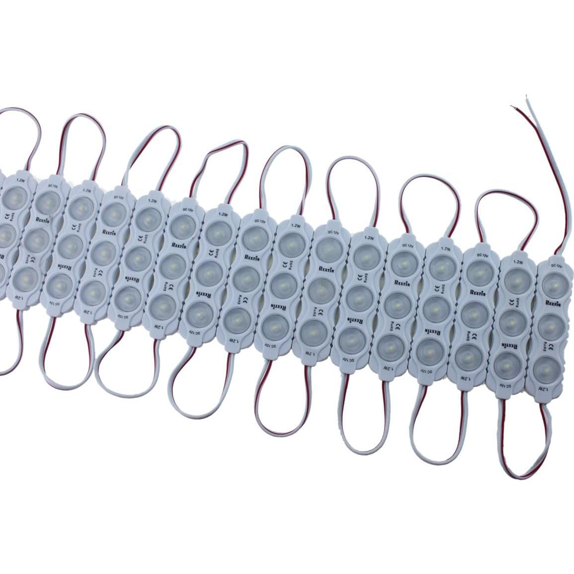 Módulos LED Rextin 2835 200pcs 120-150LM Impermeables