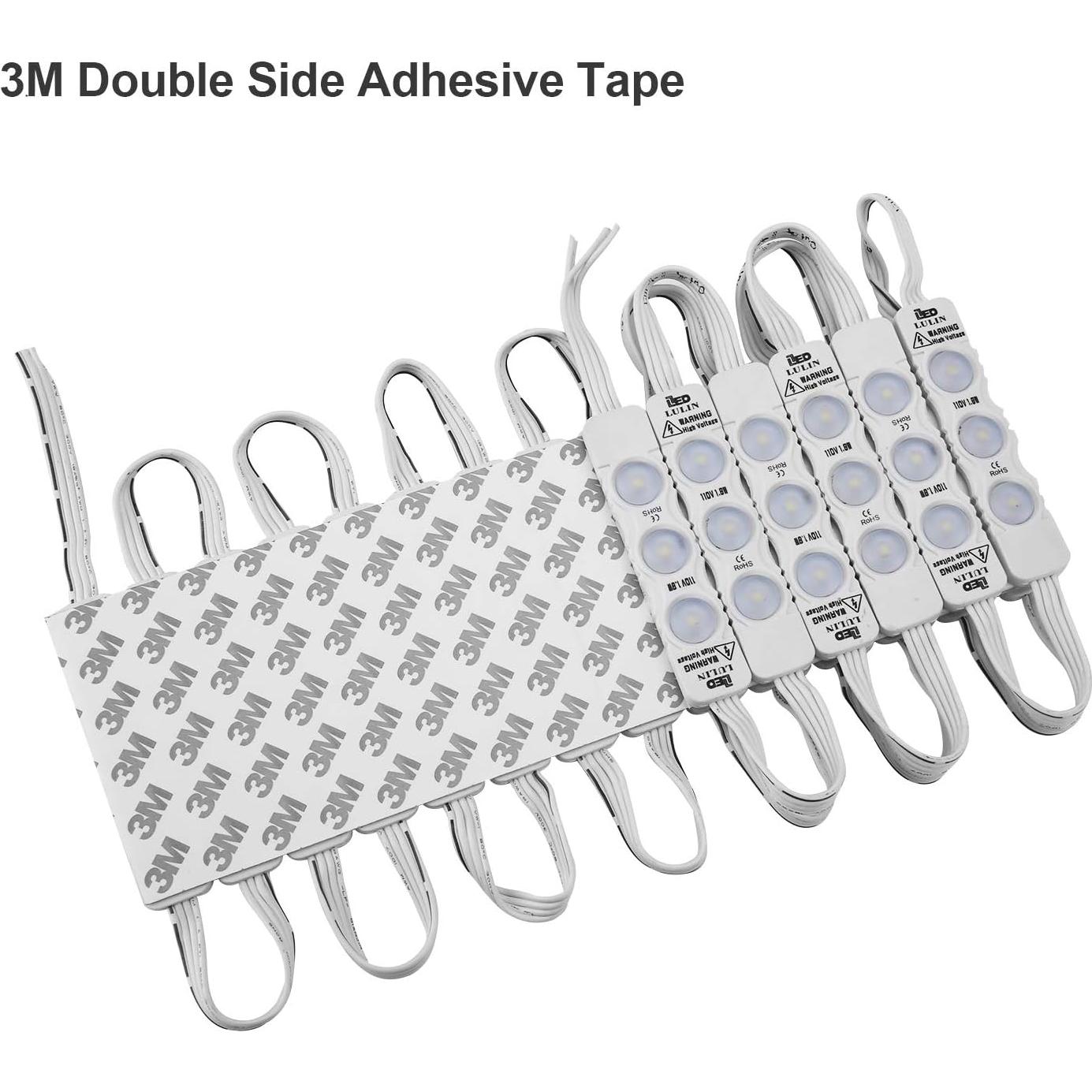 Tiras LED Módulo Lulin 100PCS 1.8W Blancas 16.5m IP67