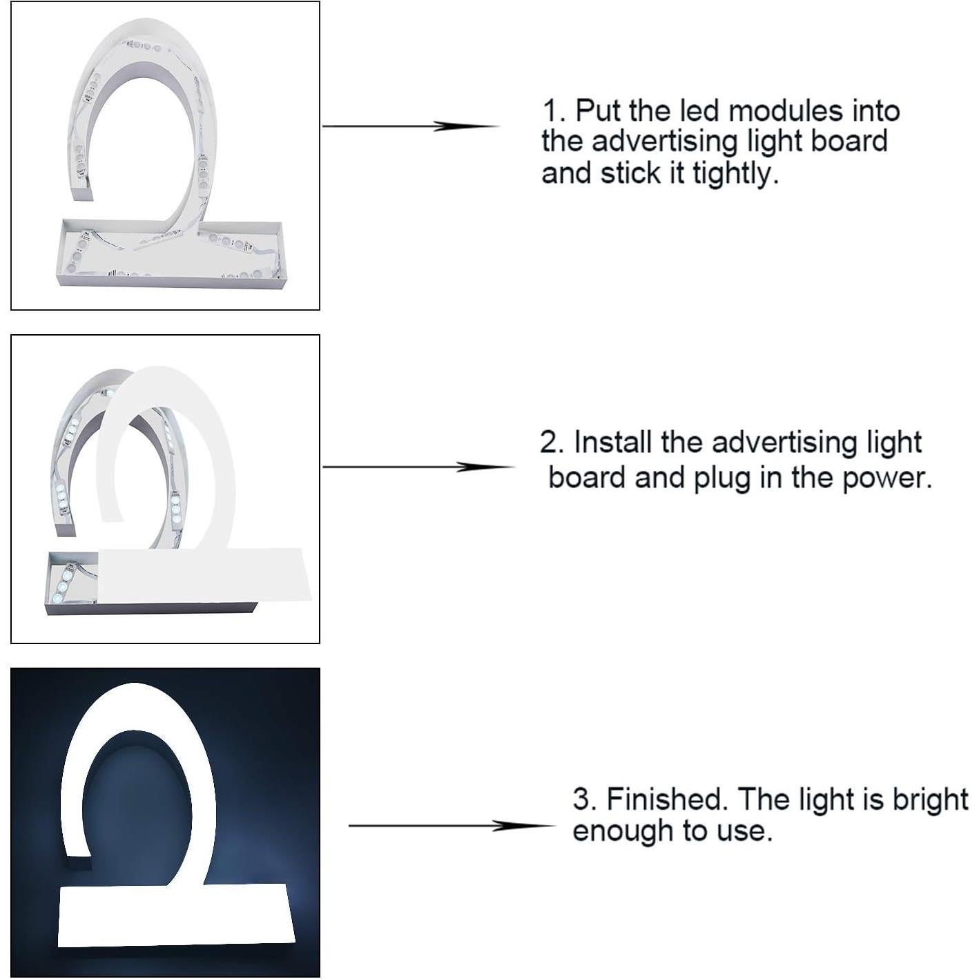 Tiras LED Módulo Lulin 100PCS 1.8W Blancas 16.5m IP67