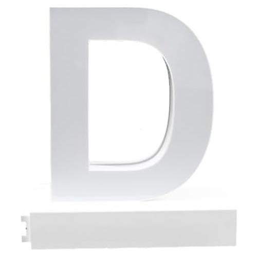 Luz LED de Letra D 9.5 cm Prime Shine con Conector Táctil