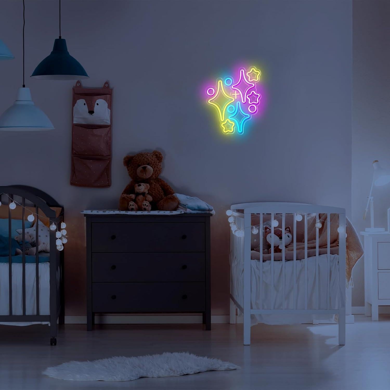 Luz de Neón Estrella Retisee 36x30 cm LED USB Decorativa