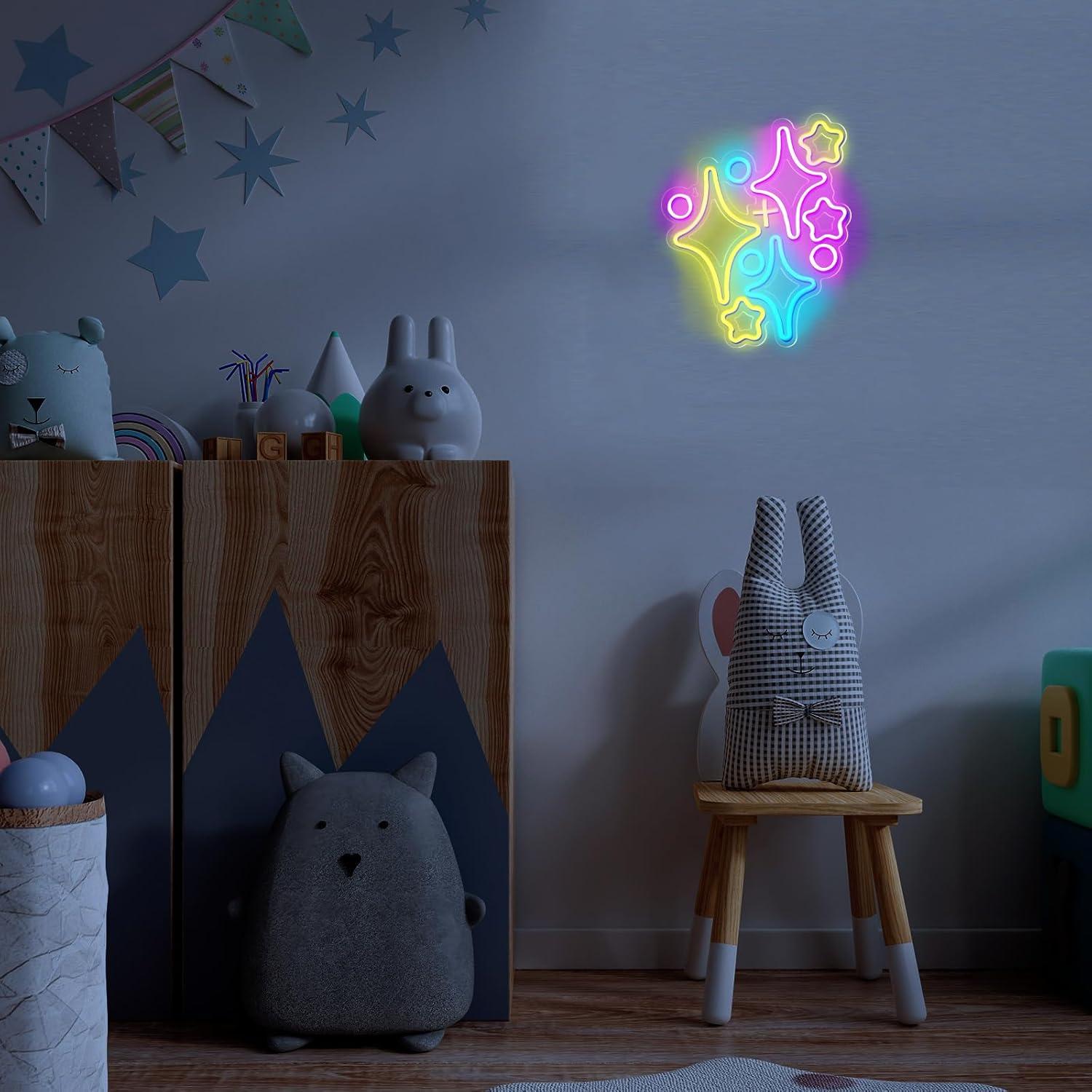 Luz de Neón Estrella Retisee 36x30 cm LED USB Decorativa