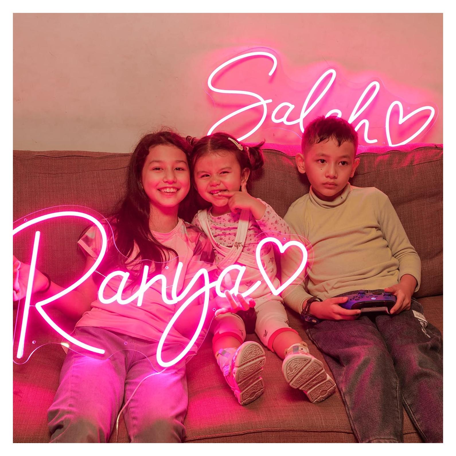 Letrero de Neón Personalizado LED Raniya 76.2x18.3 cm