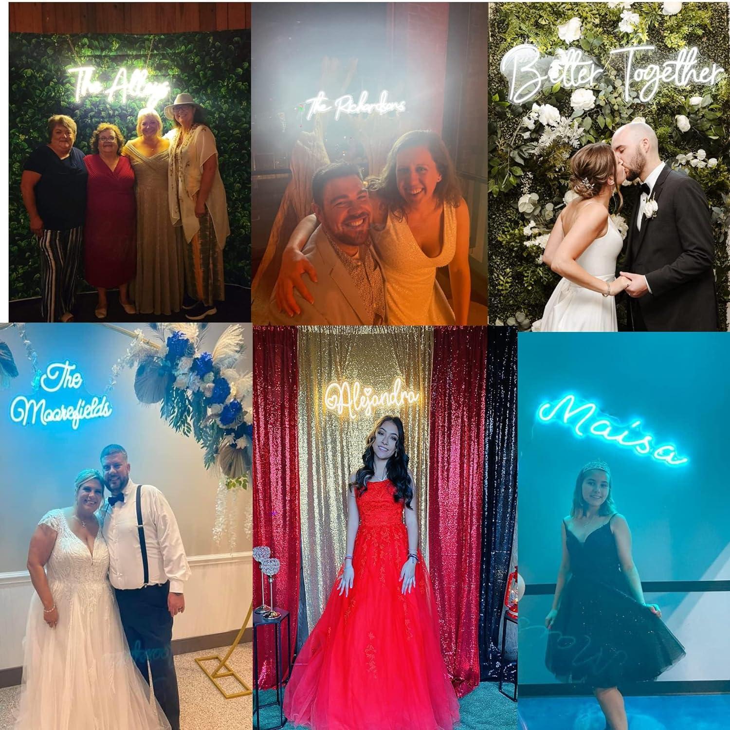 Letrero de Neón Personalizado LED Raniya 76.2x18.3 cm