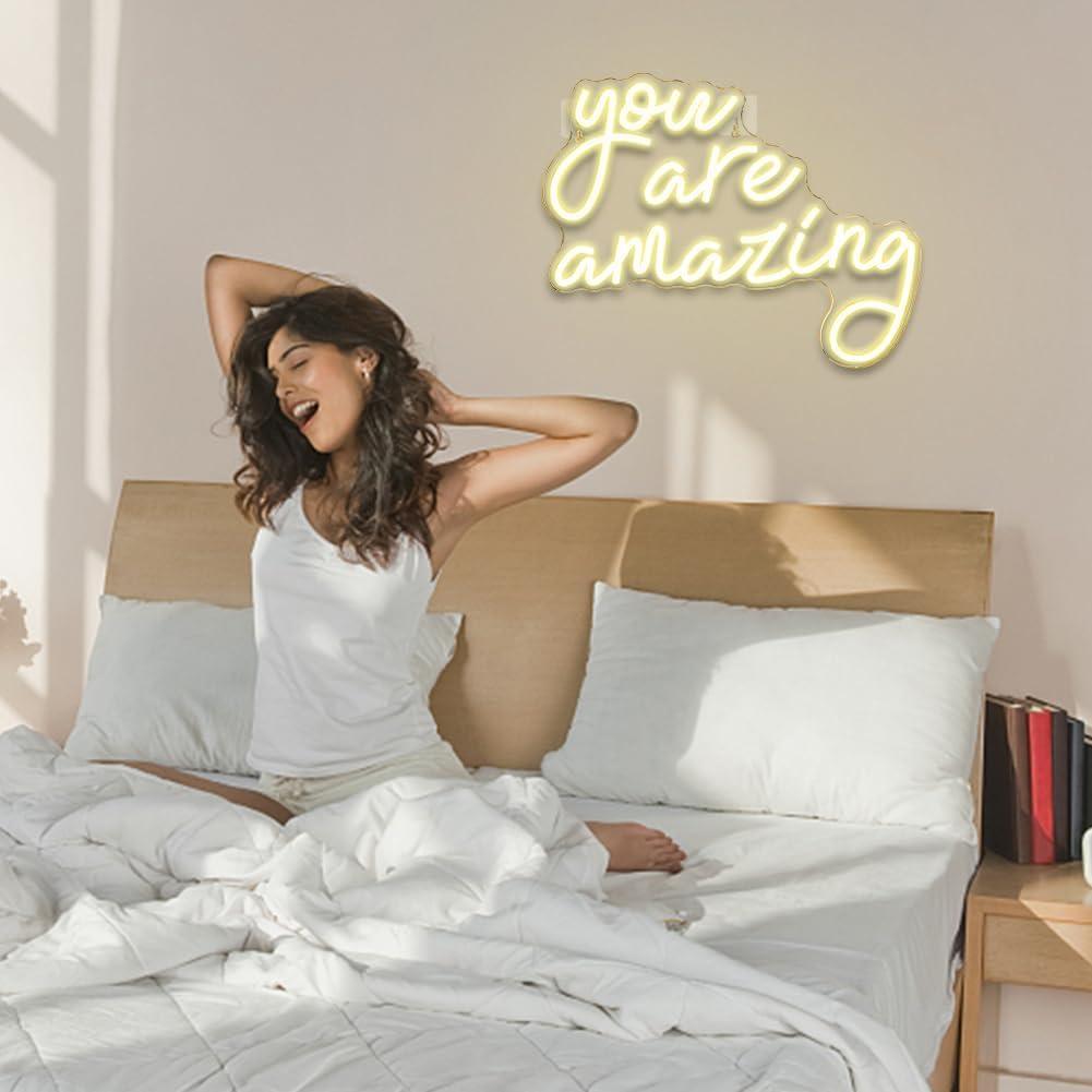 Letrero de Neón Eres Increíble JURONGYILU 32x40 cm USB