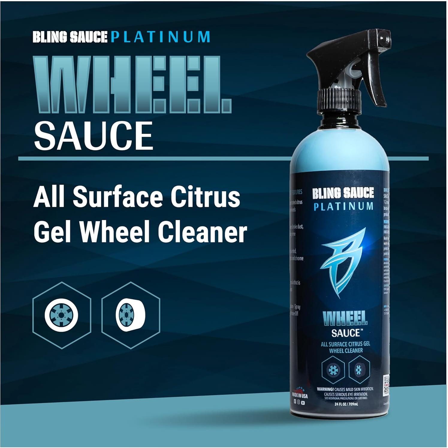 Gel Limpiador de Ruedas Bling Sauce 680ml Cítrico Concentrado