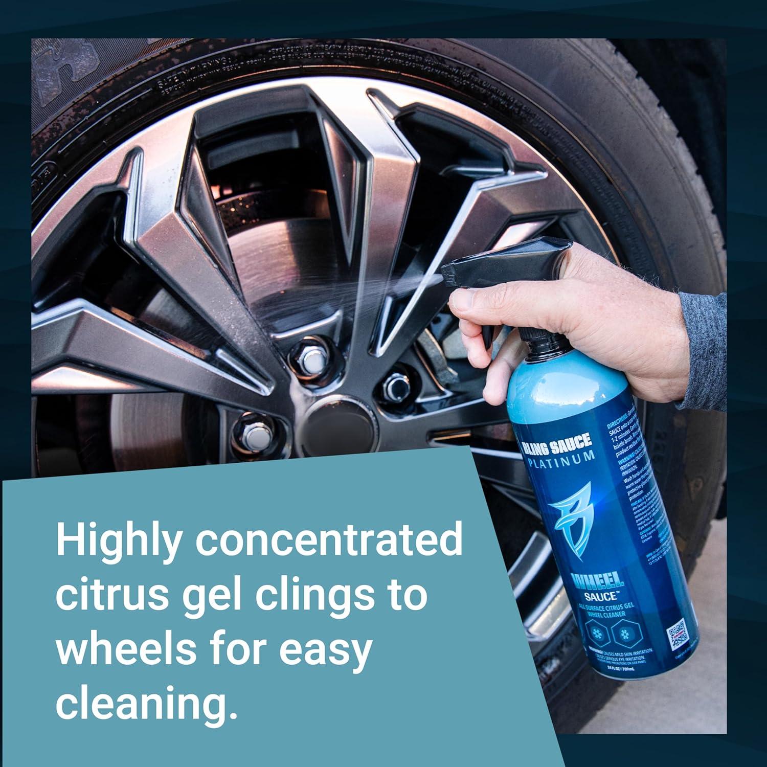 Gel Limpiador de Ruedas Bling Sauce 680ml Cítrico Concentrado