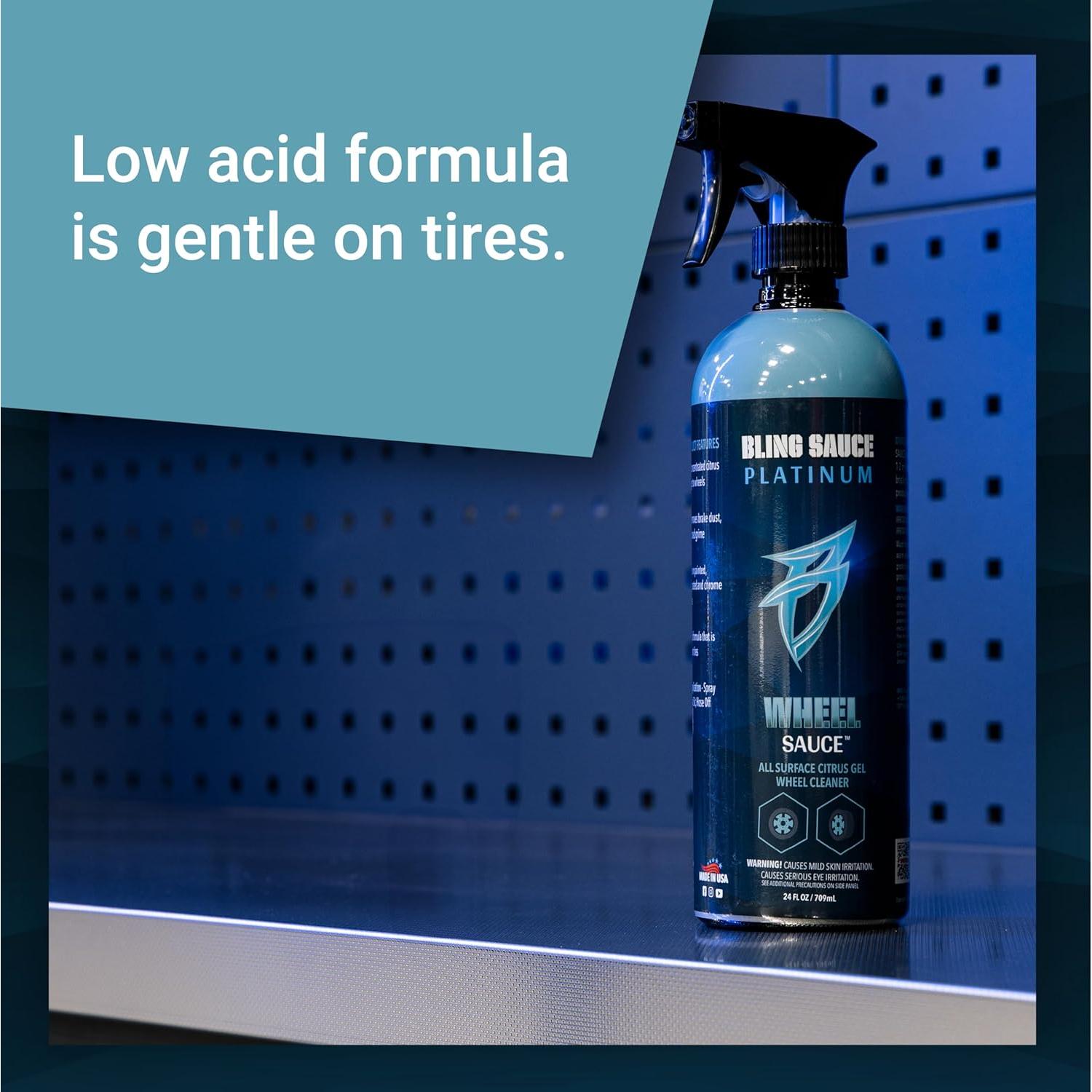 Gel Limpiador de Ruedas Bling Sauce 680ml Cítrico Concentrado