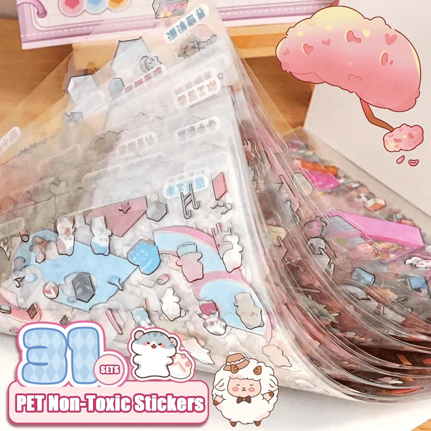 20 Juegos de Pegatinas 3D DIY TIYIMIYUXU para Adultos