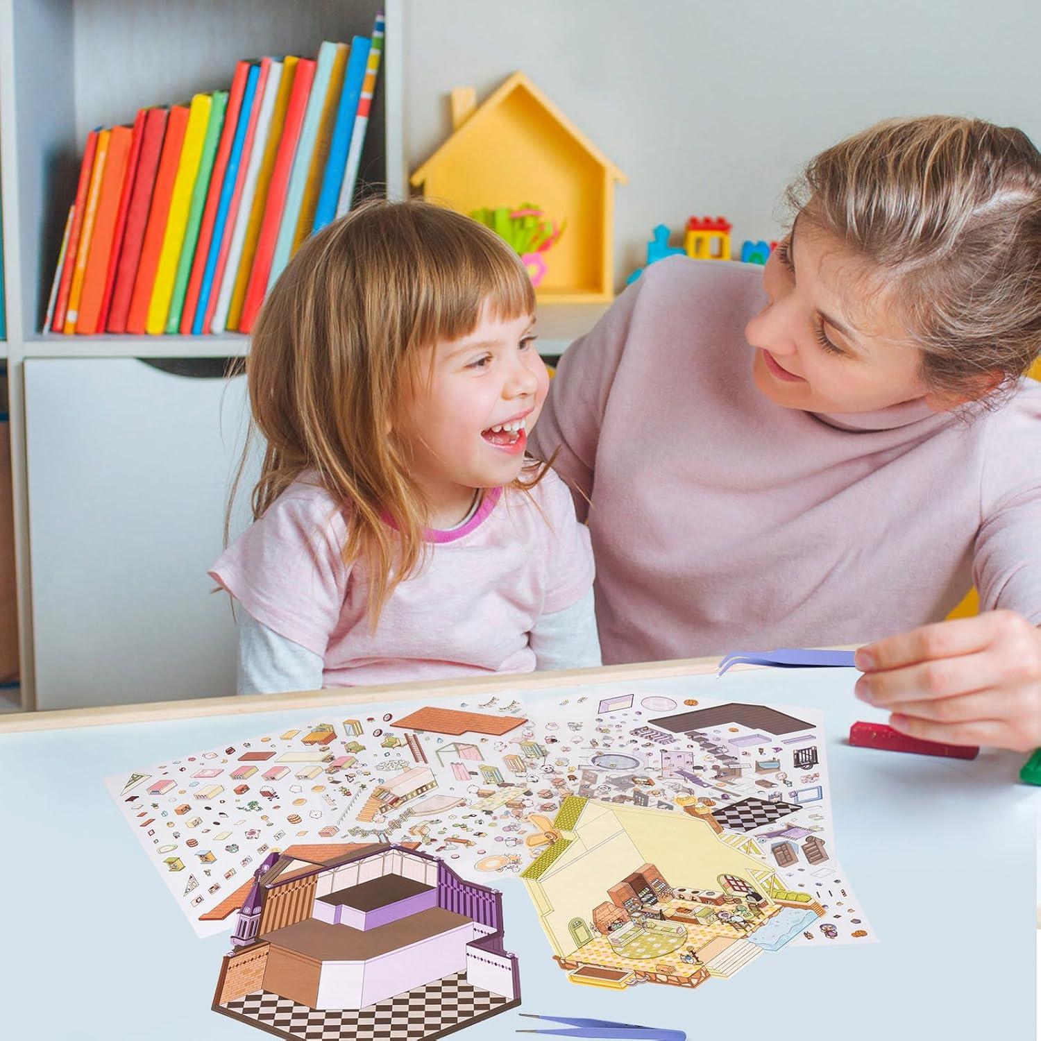 Set de Stickers 3D HFKPJRT Casa Halloween 22.6x18.7cm