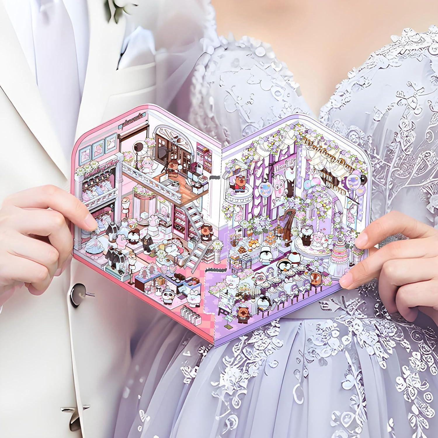 Conjunto de Stickers 3D DIY Funntech - Escenas de Caricatura