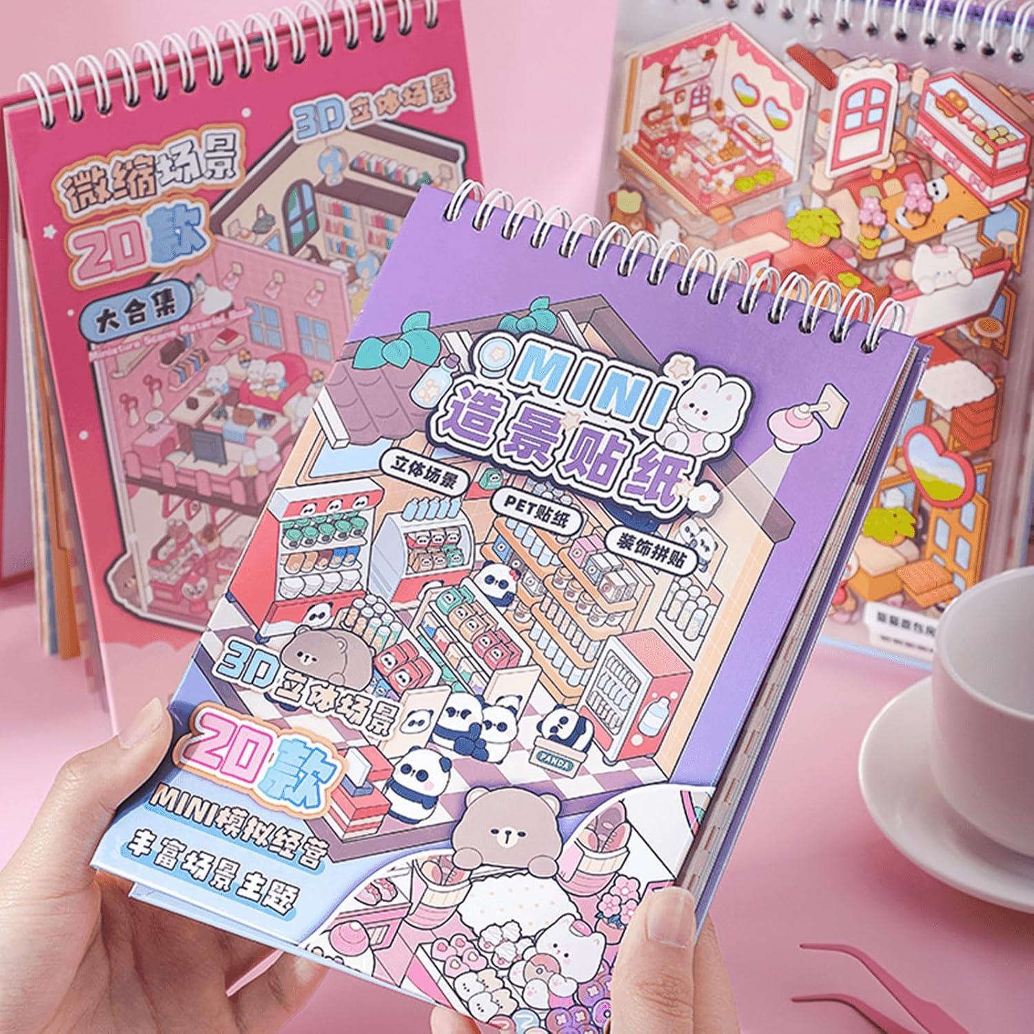 20 Sets de Pegatinas 3D TIYIMIYUXU para Adultos - Alivio Estrés