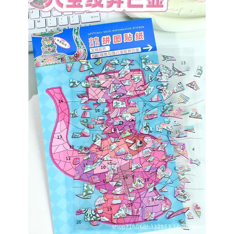 Stickers 3D Coreanos Limvoo SZ4001 para Aliviar Estrés