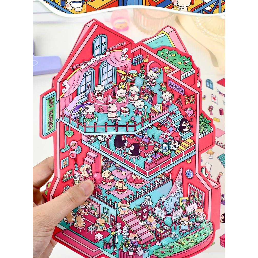 Kit de Manualidades Iooresbeul - Pegatinas 3D Reutilizables