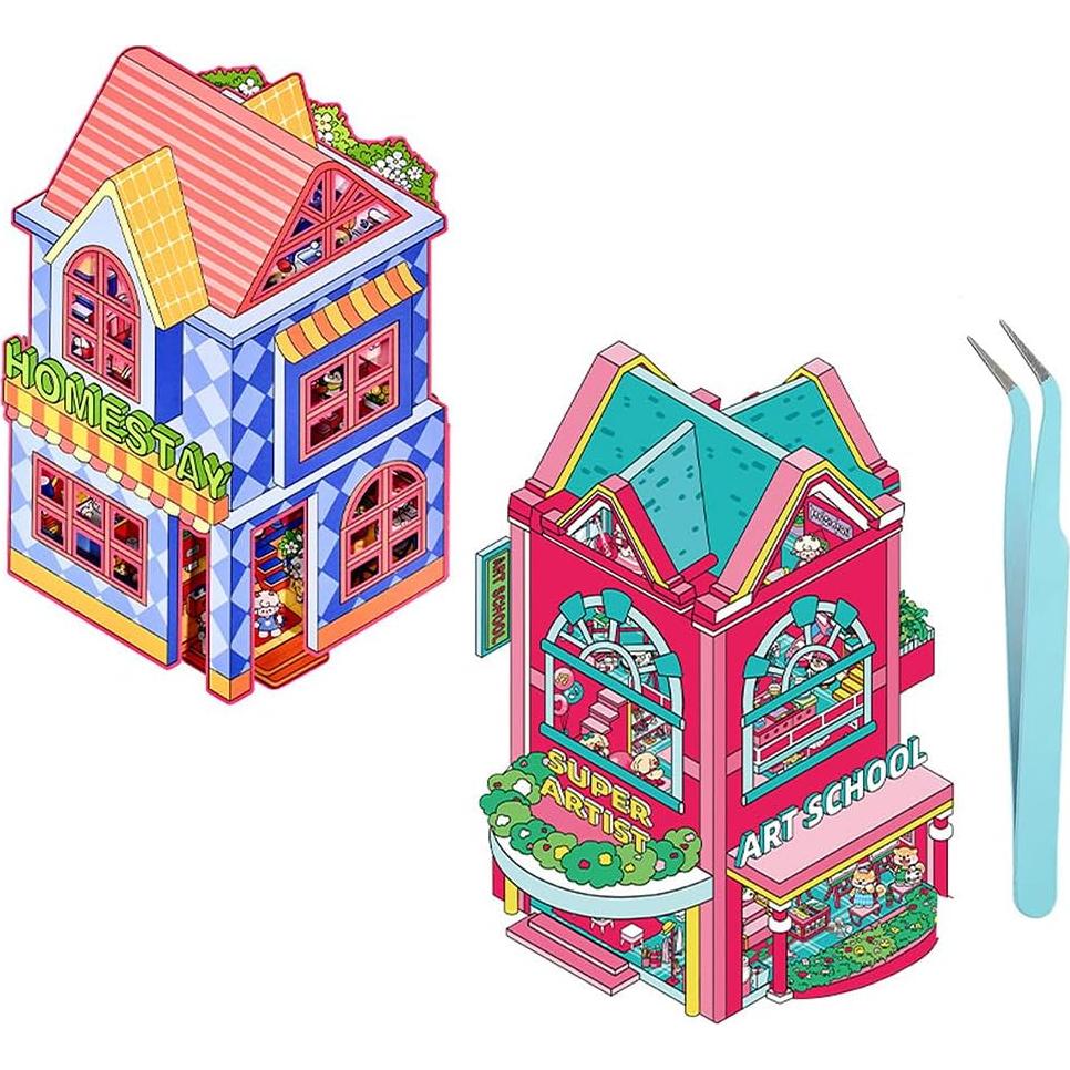 Kit de Manualidades Iooresbeul - Pegatinas 3D Reutilizables