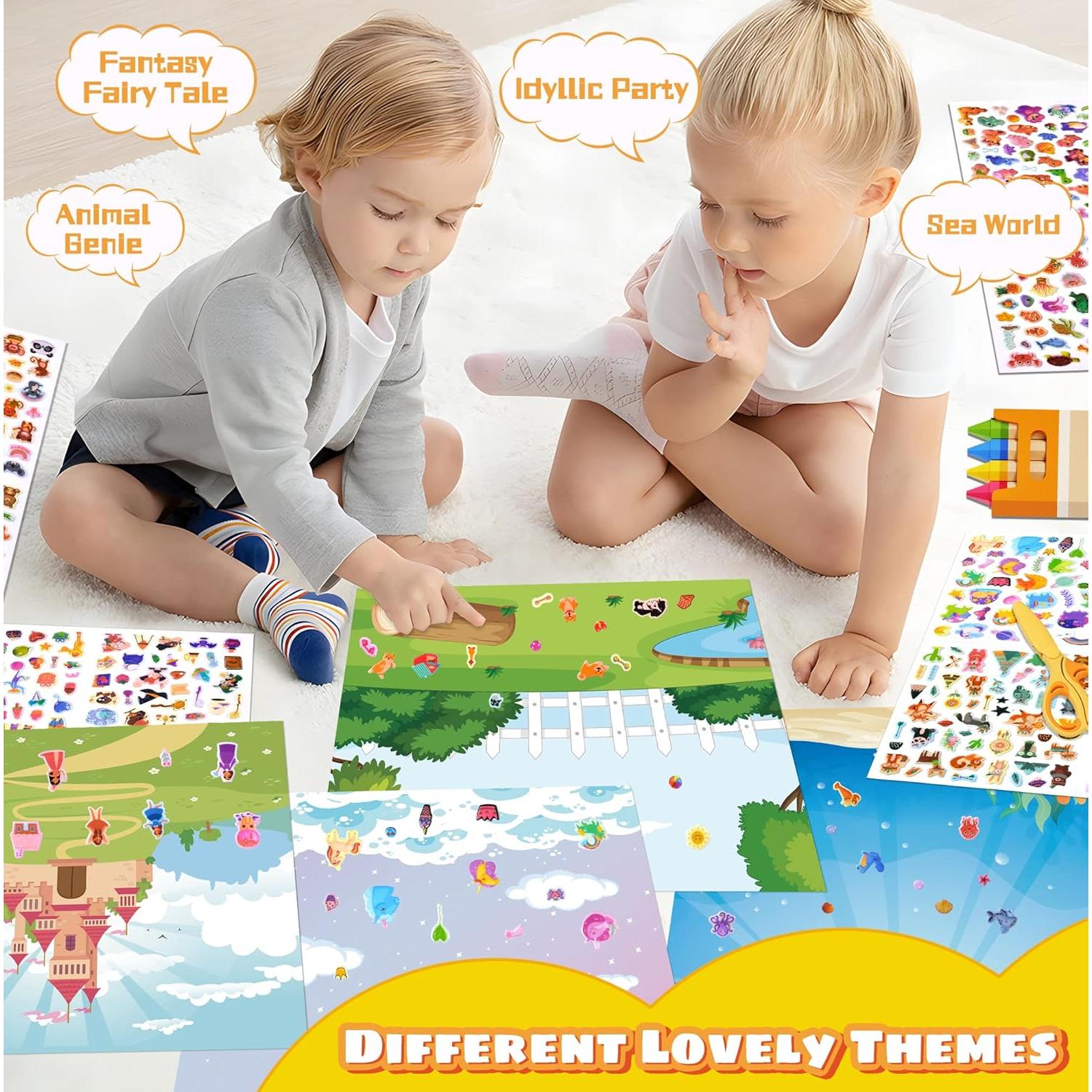 Stickers Esponjosos 3D Coloridos Sinceroduct - 800 Piezas para Niños