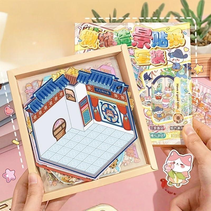 Set de Pegatinas 3D Terapéuticas Luzhans - 20 Temas Creativos