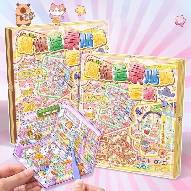 Set de Pegatinas 3D Terapéuticas Luzhans - 20 Temas Creativos