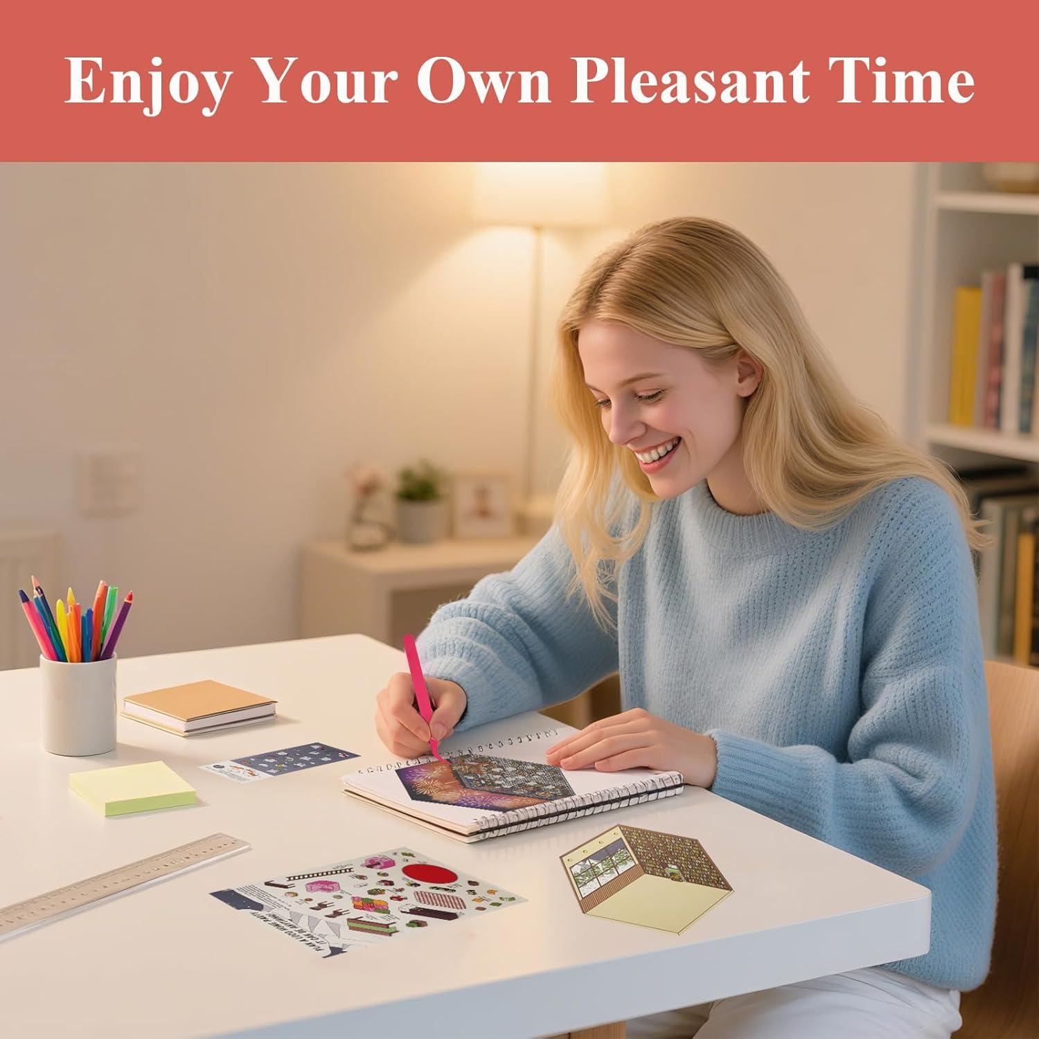 Set de Stickers 3D de Tienda nianpin - 6 Escenas Creativas