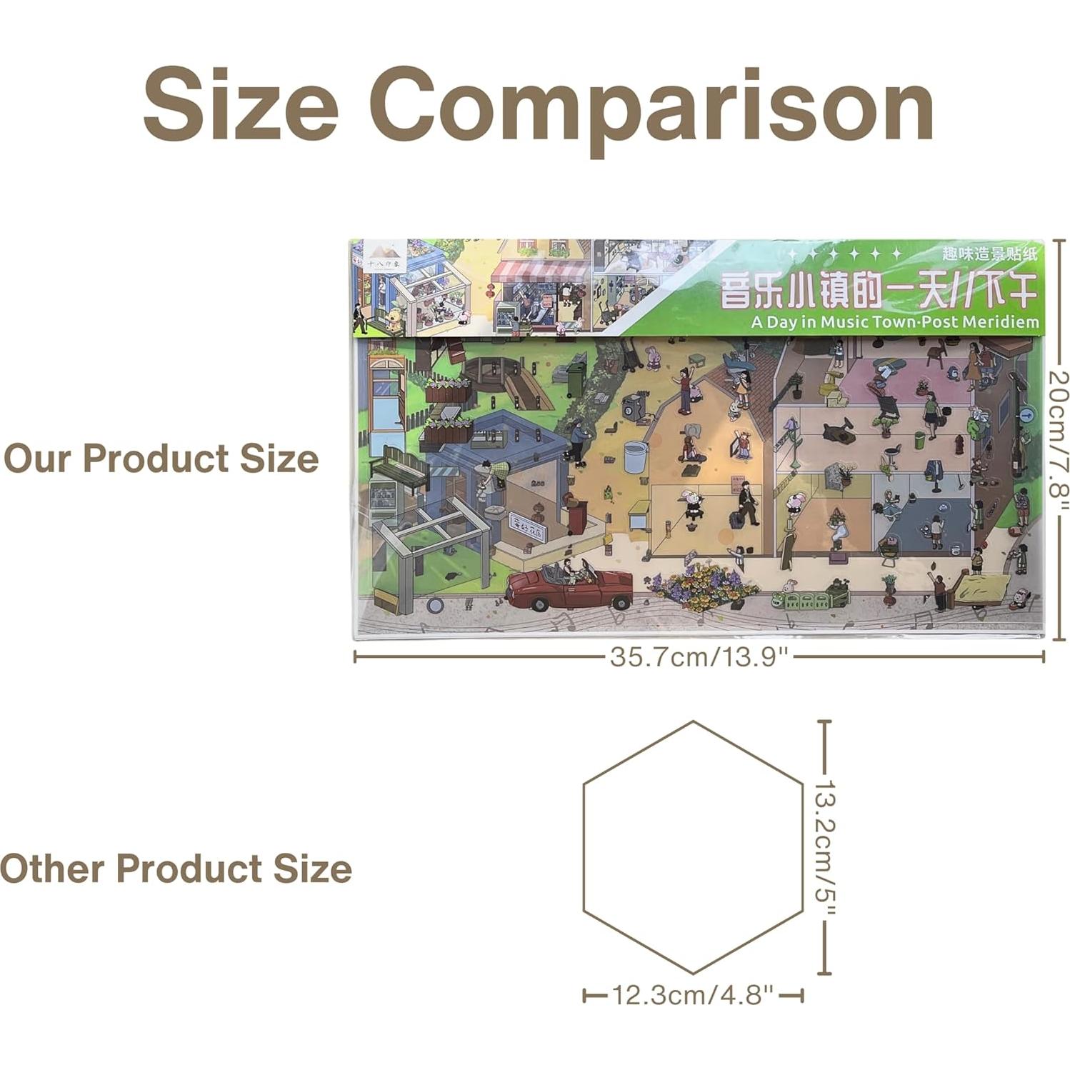 Pegatinas de Escena DIY ictbqqdt - Ciudad de la Música Mediodía