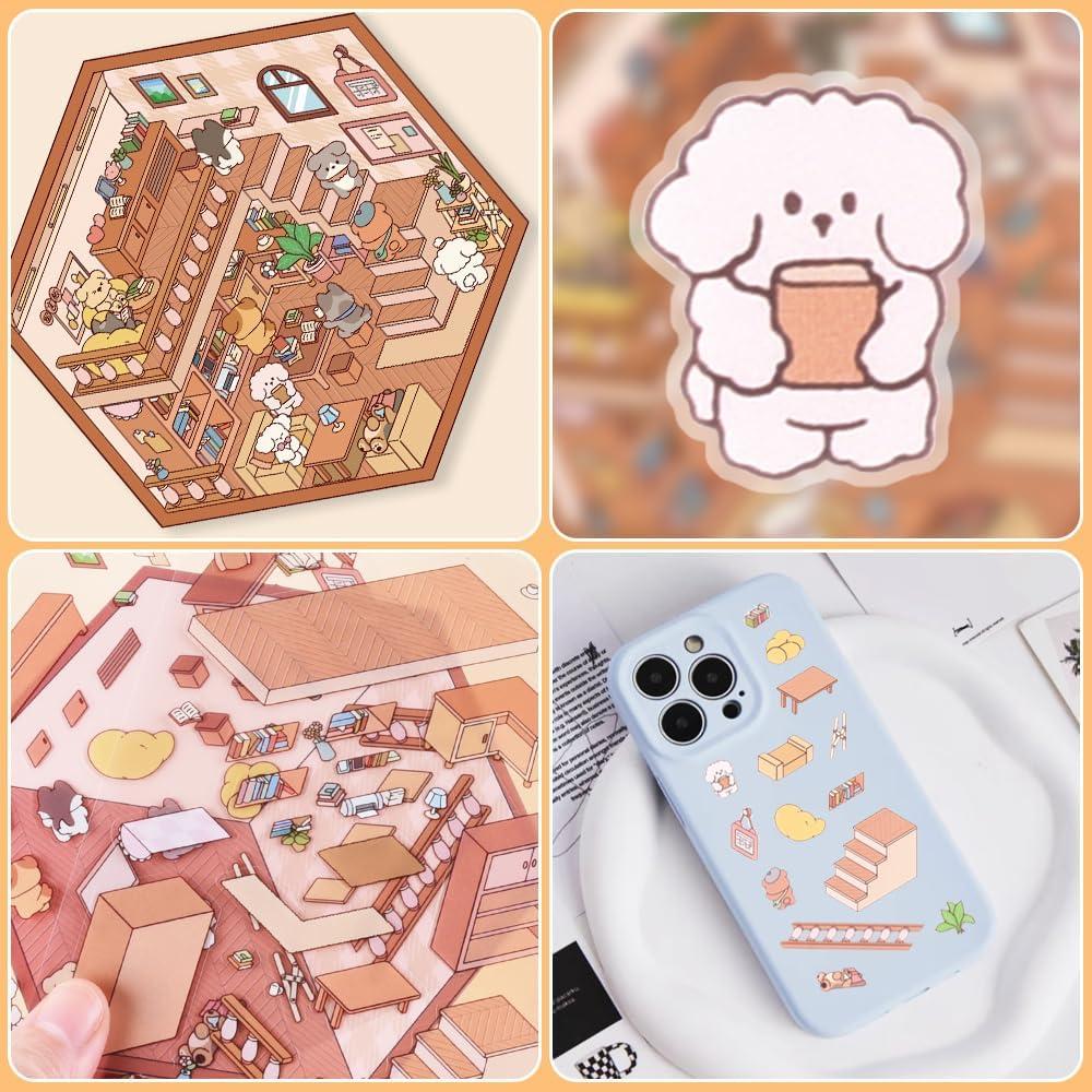 Kit de Pegatinas 3D DIY Qianshan - Escenas Miniatura 18-19-20