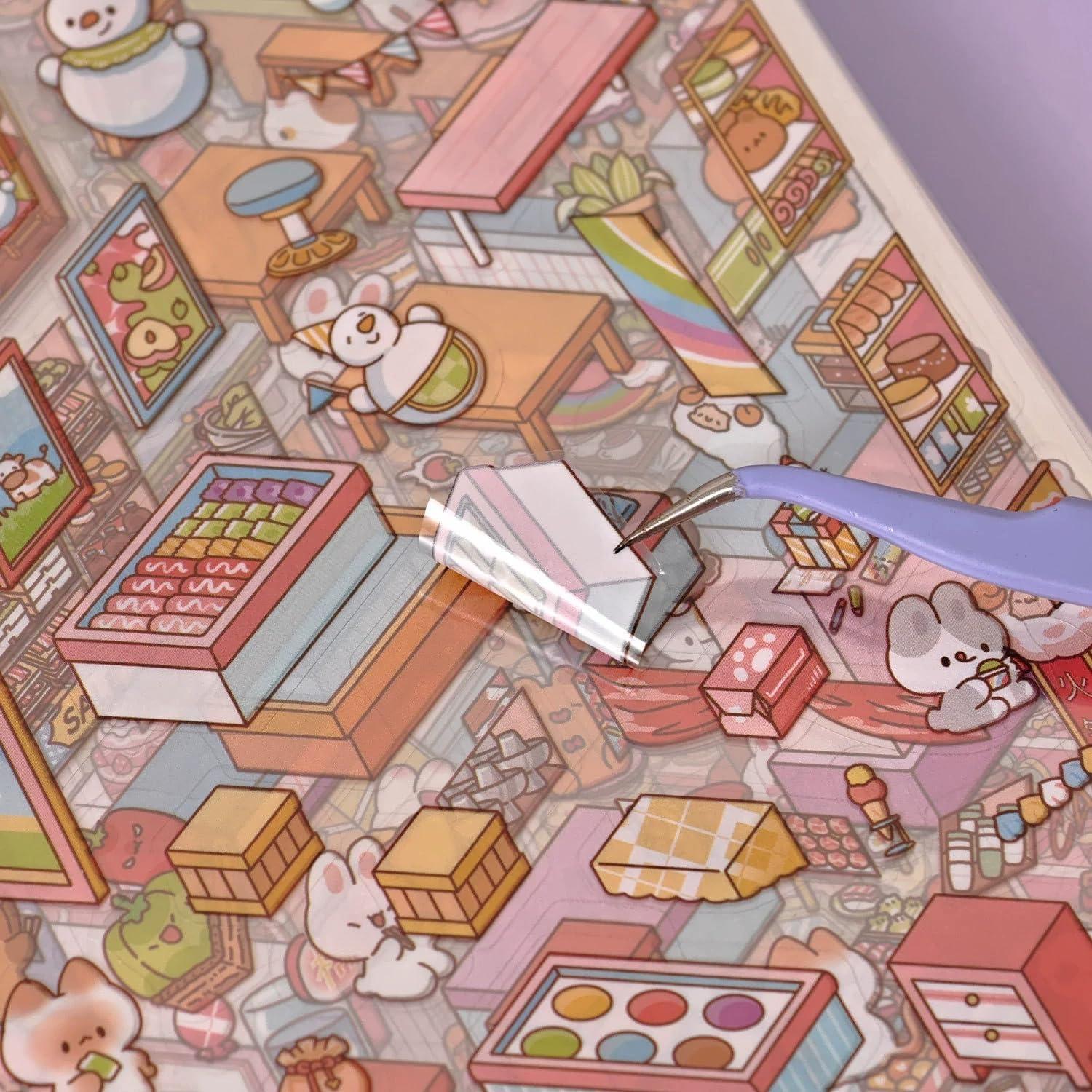 20 Sets Stickers 3D DIY Casa Affoto - Manualidades Creativas