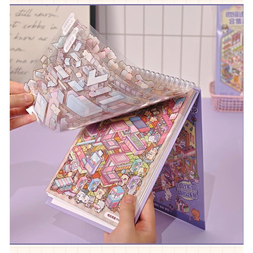 20 Sets Stickers 3D DIY Casa Affoto - Manualidades Creativas