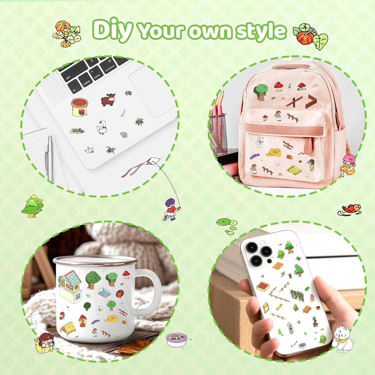 Pegatinas 3D DIY Lesmore 2 Pcs Escenas Miniatura 24x27.9 cm