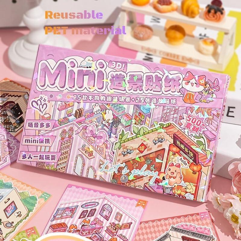 25 Conjuntos de Pegatinas 3D DIY Kaensc para Aliviar Estrés