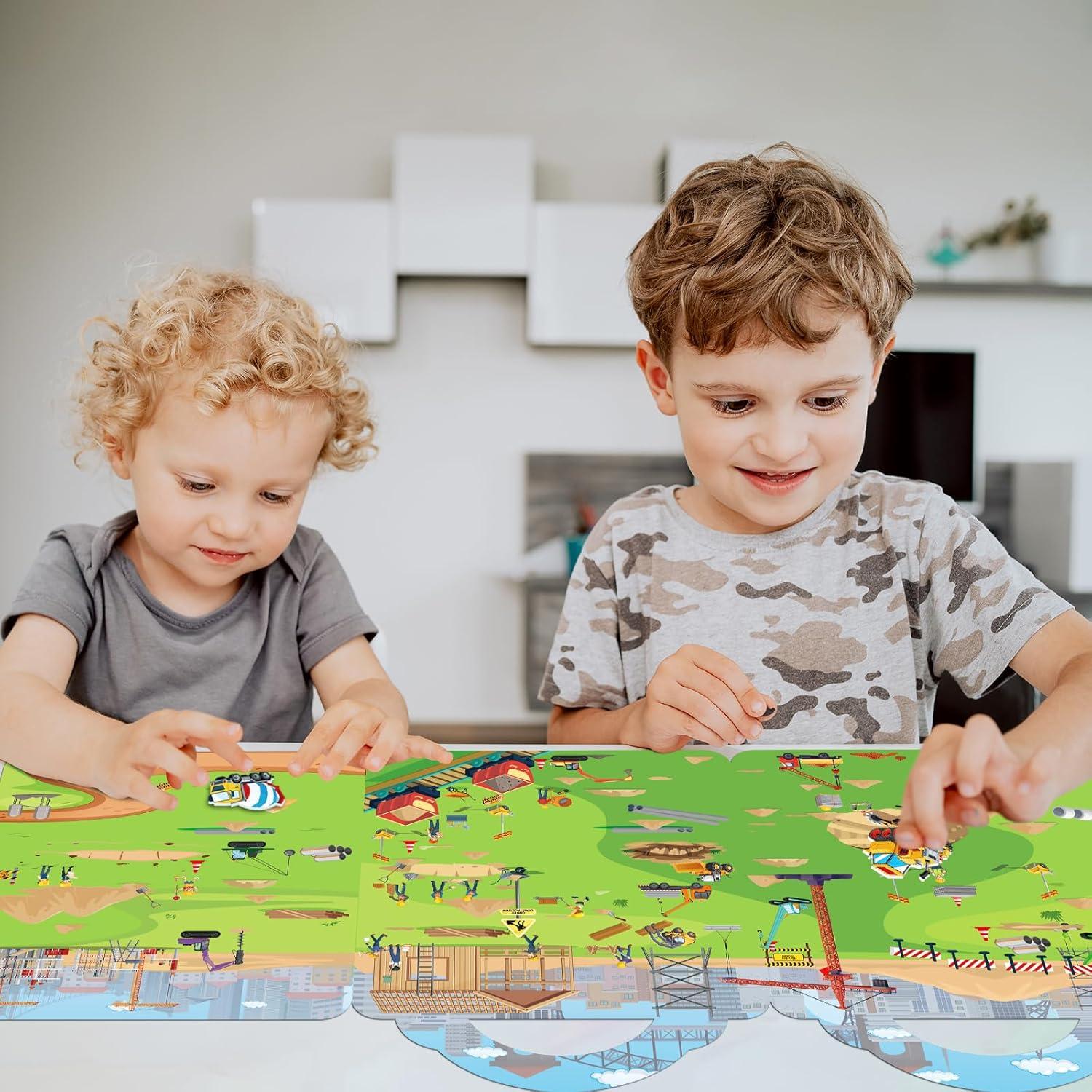 Paquete de 2 Libros de Stickers Esponjosos Elfew 3D para Niños