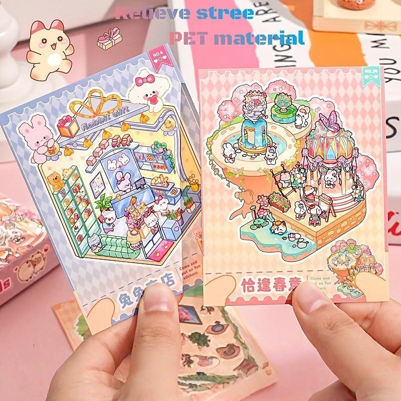 25 Juegos de Pegatinas 3D DIY de Casa con Pinzas - Alivio Estrés