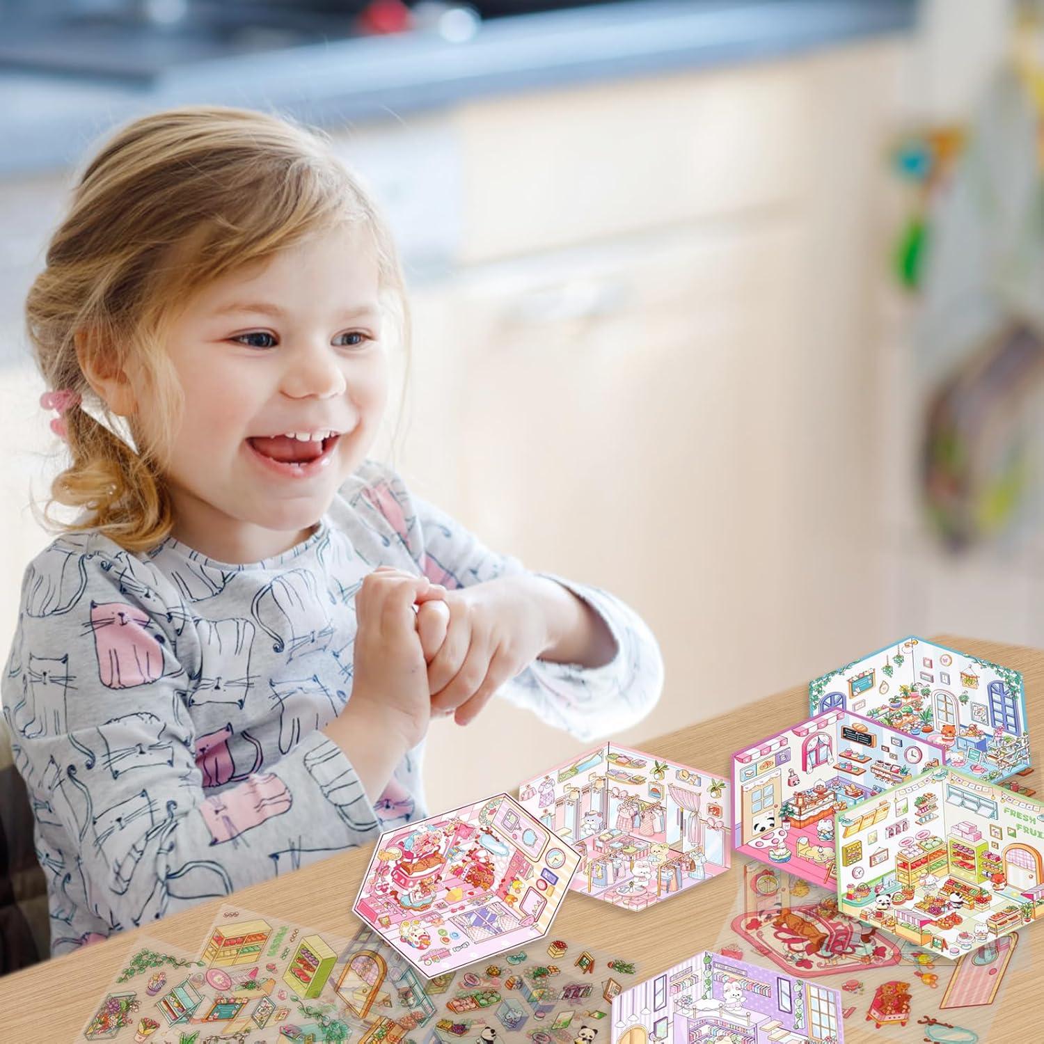 Set de 6 Stickers 3D Loghohu para Alivio de Estrés