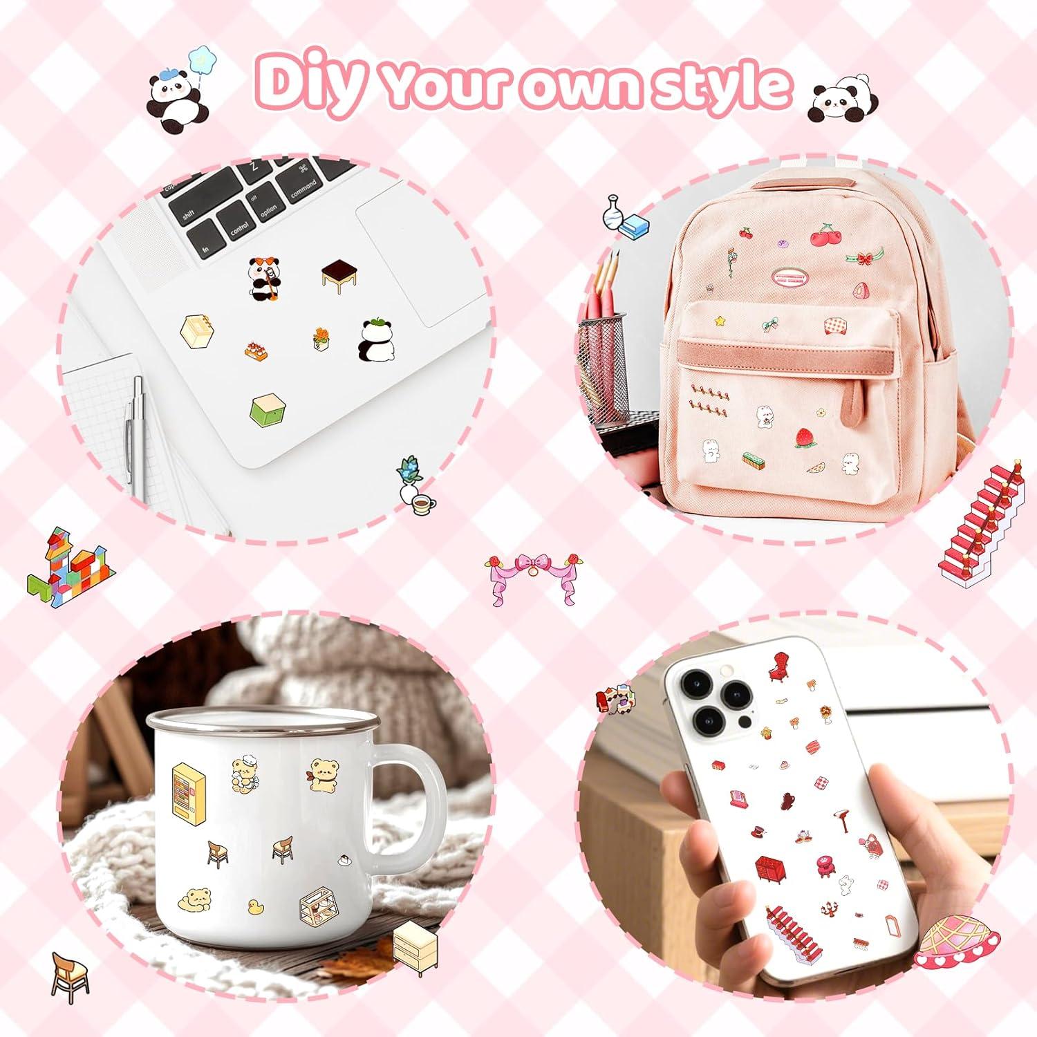 Pegatinas 3D DIY Lesmore - 4 Pcs Escenas Miniatura 28.5x19.5cm